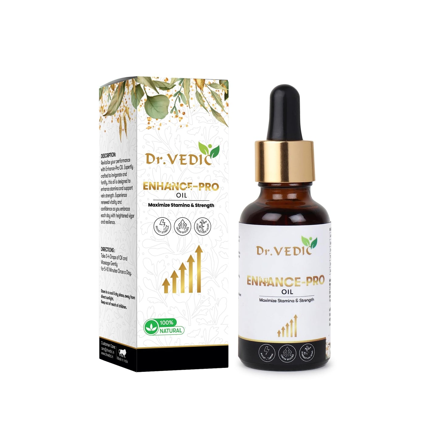 Dr Vedic 100% Pure & Natural E-Pro Oil, 30ml (E Pro Oil)
