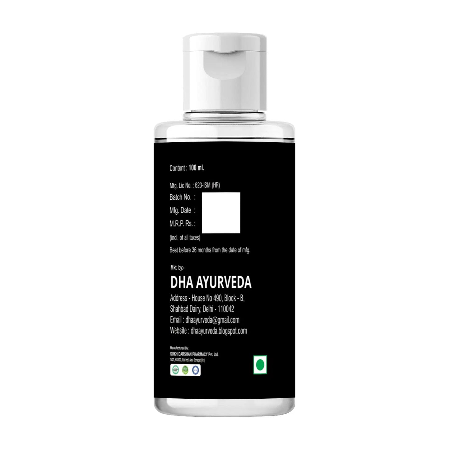 DHA Ayurveda Joshili B-Tone for Women Bust Tightening Oil 300 ml Pack of 3