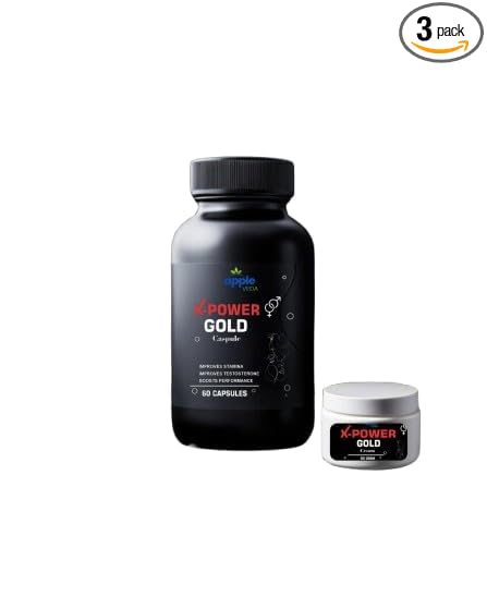 Apple Veda X Power Gold | Men’s Strength & Stamina Combo Pack