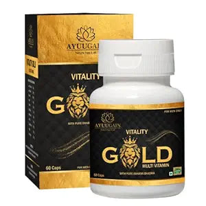 Vitality Gold Men’s Capsules | Health & Stamina | 60 Count