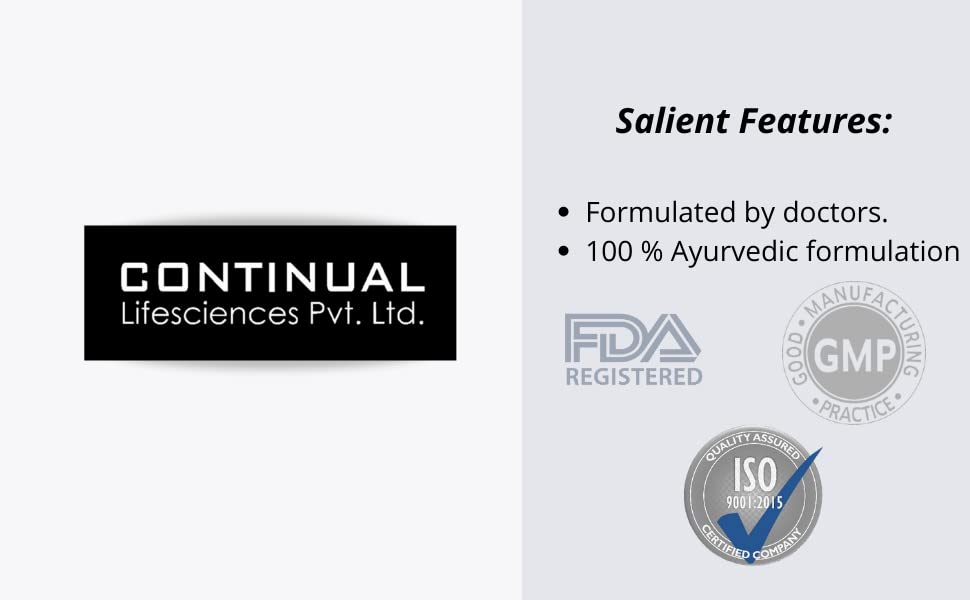 CONTINUAL Gold Ayurvedic Capsule | Pack of 6