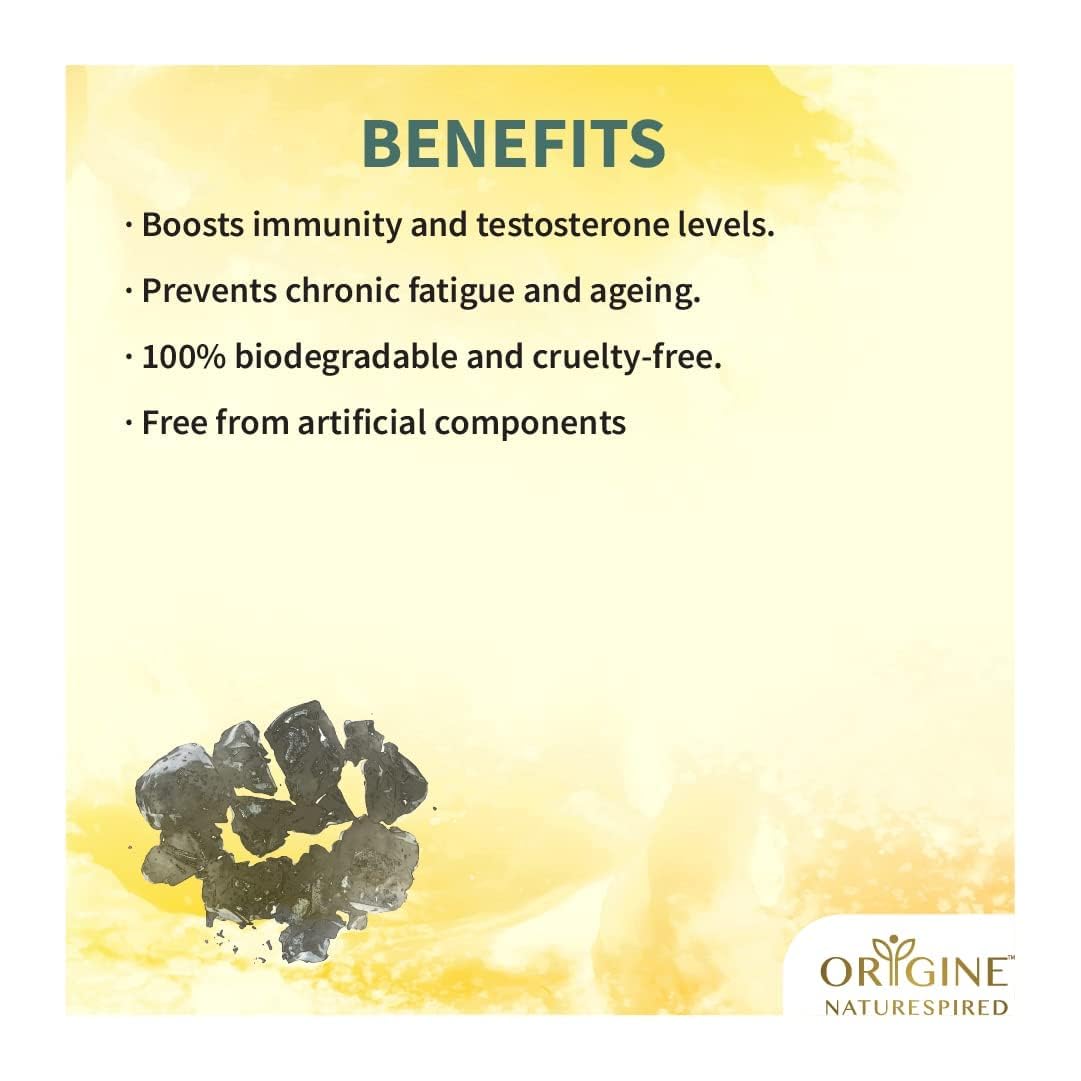 Pure Original Himalayan Shilajit/Shilajeet | Improve Strength & Stamina, 60 Tablets (Pack Of 3)