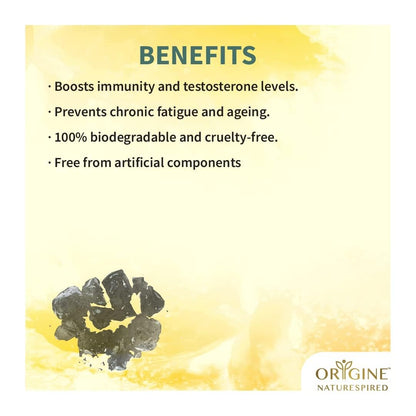 Pure Original Himalayan Shilajit/Shilajeet | Improve Strength & Stamina, 60 Tablets (Pack Of 3)