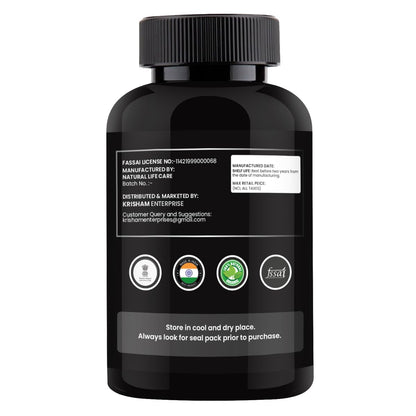 Extra Power Capsules for Men | Ayurvedic Tablets With Shilajit, Ashwagandha, Safed Musli & Gokshura | Long-Lasting Strength, Ling Mota Lamba & Energy & Stamina Booster 60 Veg Capsules