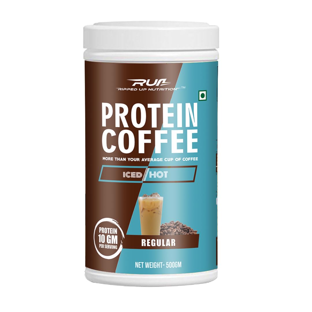 Ripped Up Nutrition Protein Coffee | Neat 10g Protein Per Scoop | Versatile Usage - A Pre-Workout or Anytime Meal Replacement Shake| (Mocha, 1kg (500gmx2))