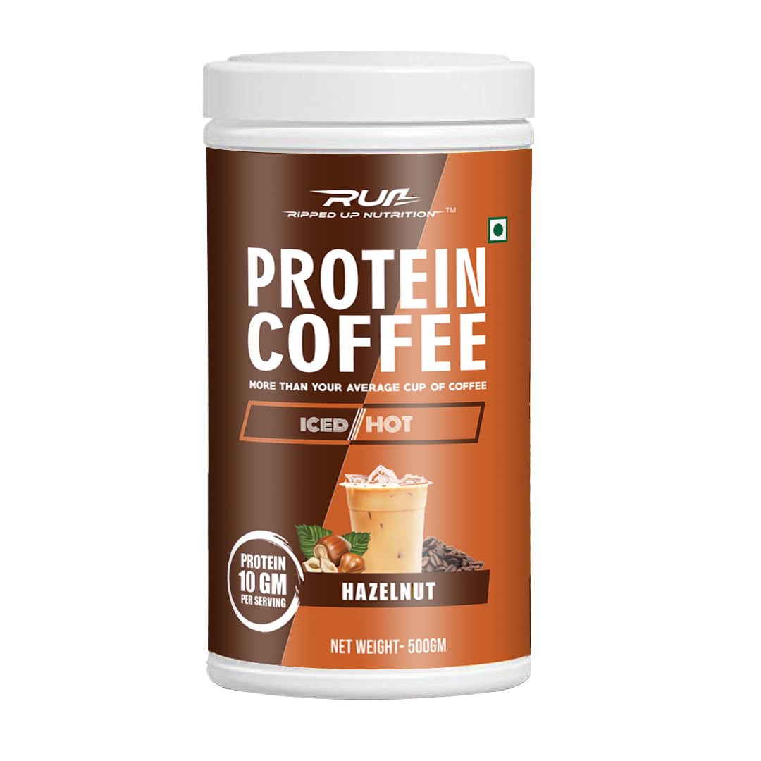 Ripped Up Nutrition Protein Coffee | Neat 10g Protein Per Scoop | Versatile Usage - A Pre-Workout or Anytime Meal Replacement Shake| (Mocha, 1kg (500gmx2))