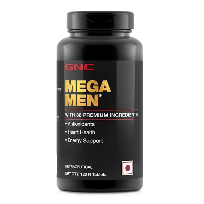 GNC Triple Strength Fish Oil (60 Softgels) & GNC Mega Men Multivitamin for Men (120 Tablets) Combo