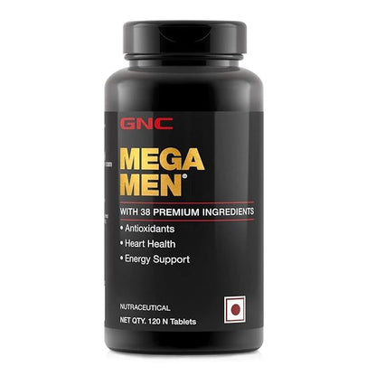 GNC Triple Strength Fish Oil (60 Softgels) & GNC Mega Men Multivitamin for Men (120 Tablets) Combo
