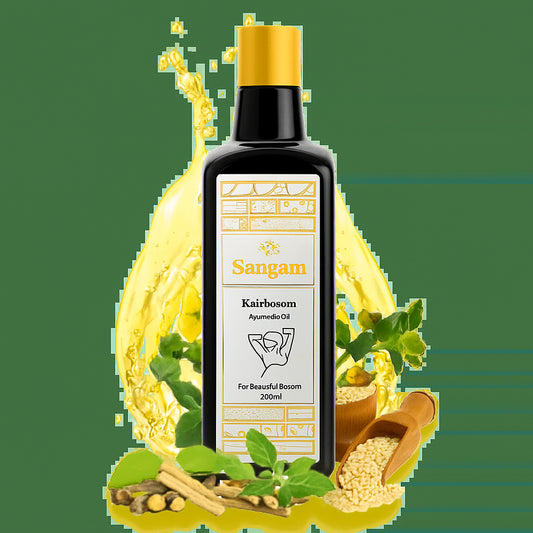 Ayurvedic Breast Massage Oil for Toning, Firming and Nourishing the Breast Naturally