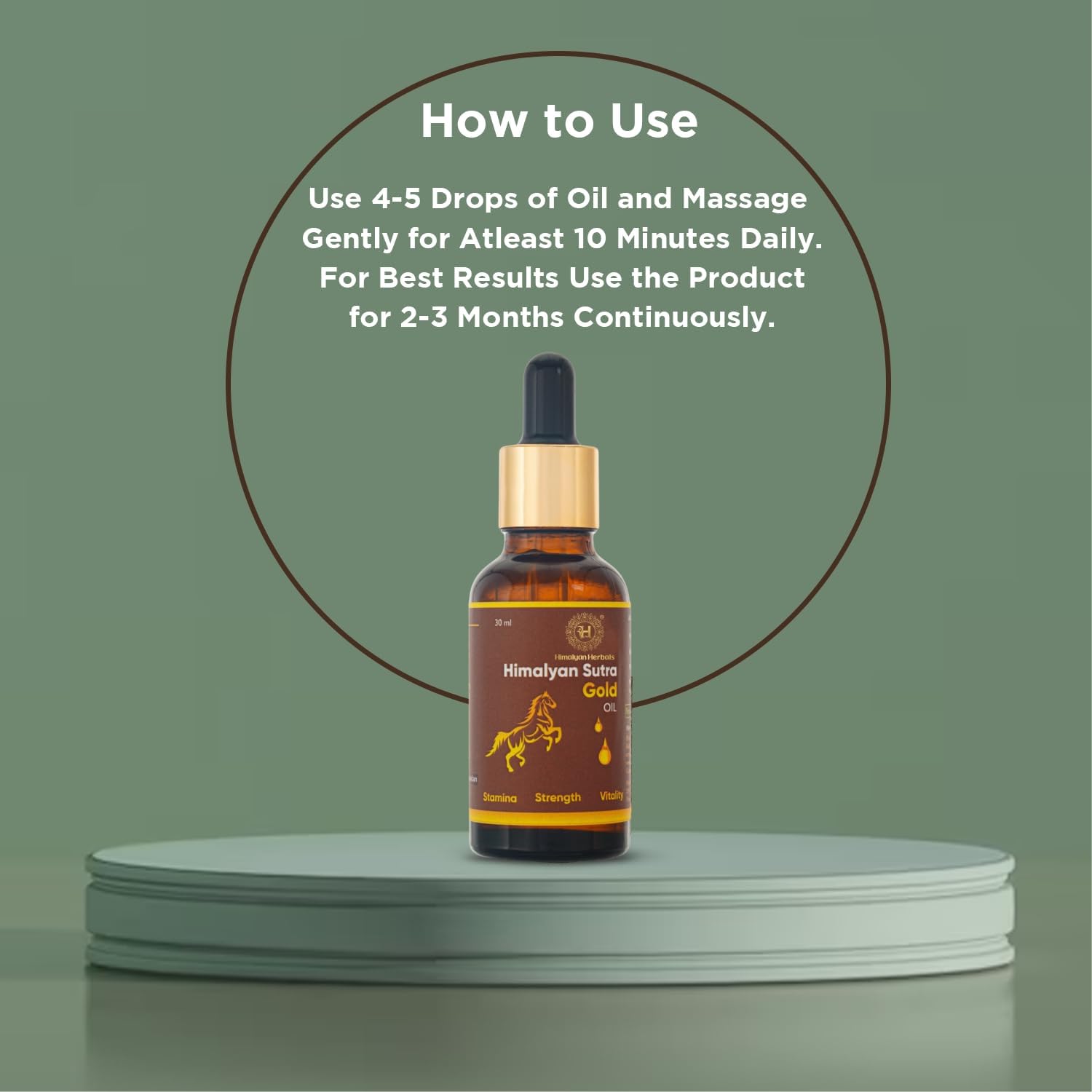 Sutra Gold Premium Massage Oil for Men (Pack of 1 Bottle, 30ml)