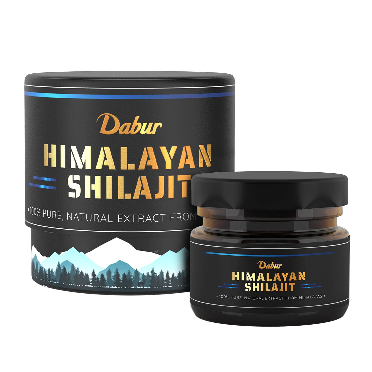 DABUR Shilajit Gold -20 Capsules Himalayan Shilajit Resin - 15G