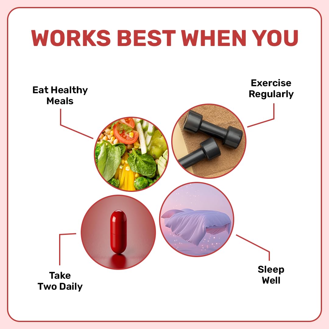 What's Up Wellness Daily Burner Capsules with CarbBliss® & ACV | Weight Loss Supplement For Women & Men | Helps Manage Cravings, Calories & Carbs | 60 Capsules