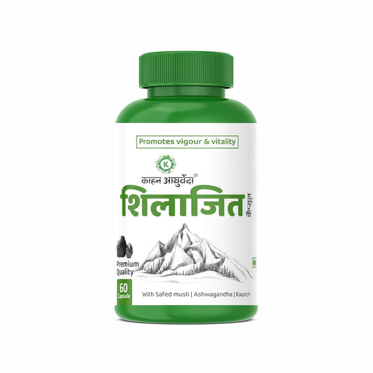 Shilajit Capsules, Infused with Goodness of Natural Shilajit Extracts, Helps Boost Immunity & Energy, Supports Metabolism