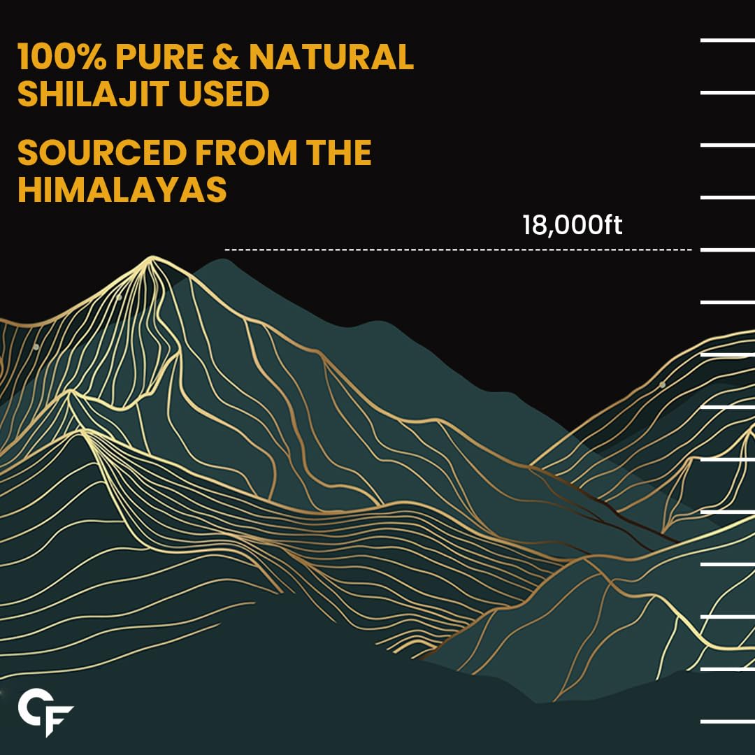 Carbamide Forte Shilajit Gold Capsules For Men With Pure Shilajit Swarna Bhasma,Gokshura,Ashwagandha | Himalayan Shilajiit For Men | Shilajeet Gold Original | Shilajeet Capsule | 60 Veg Capsules