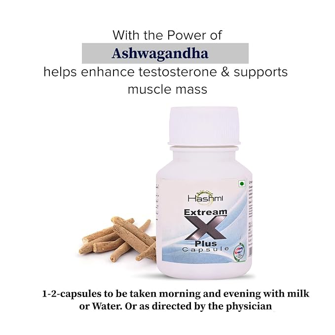 Extream-X | Men’s Ayurvedic Stamina & Energy Capsules | 20 Count