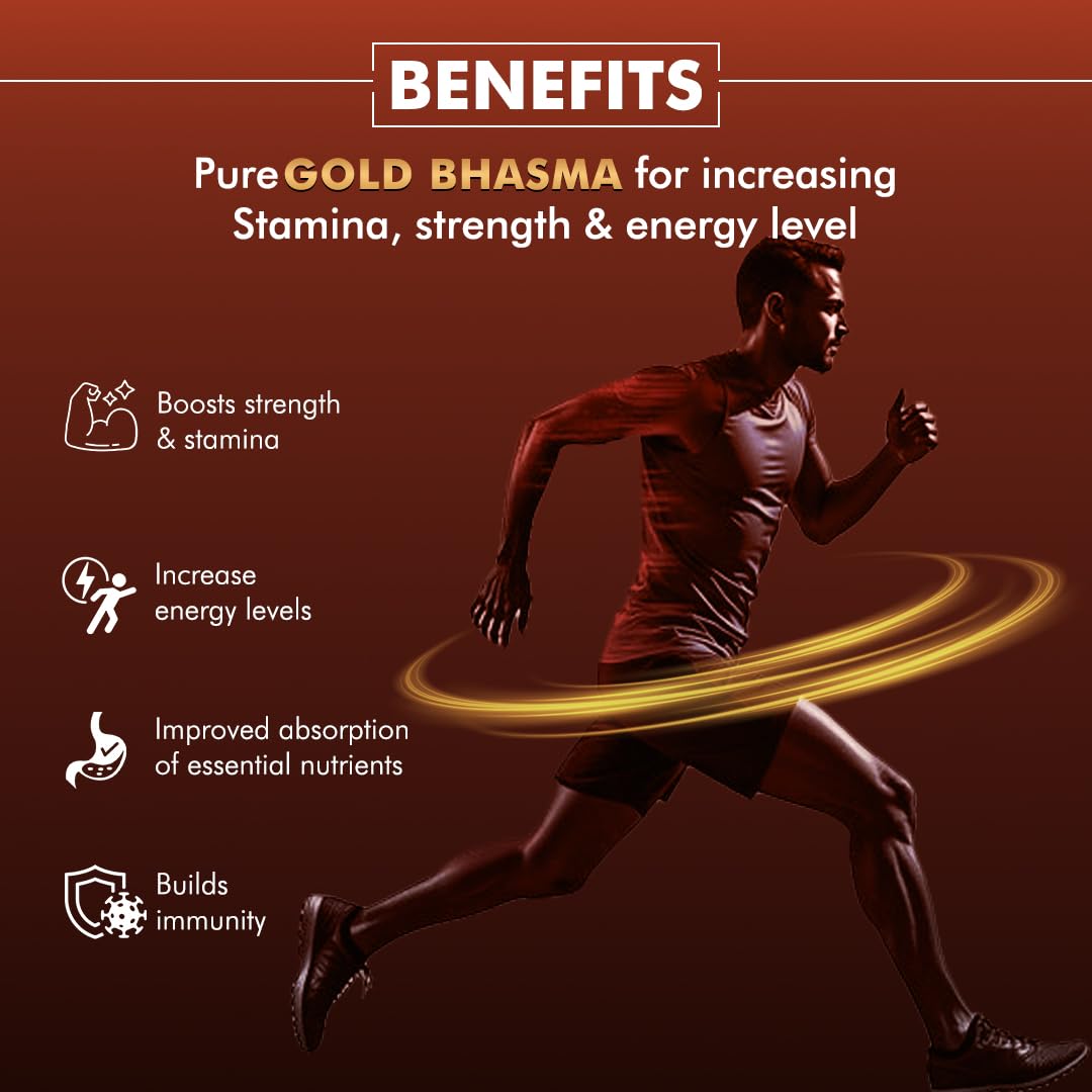 Himalayan Shilajit Supplements with 24K Swarna Bhasma (Gold Ash), Kapikachu & Guduchi - Shilajeet for Stamina, Muscle Growth, Immunity, Testosterone & Energy - For Men & Women (30 Tablet)