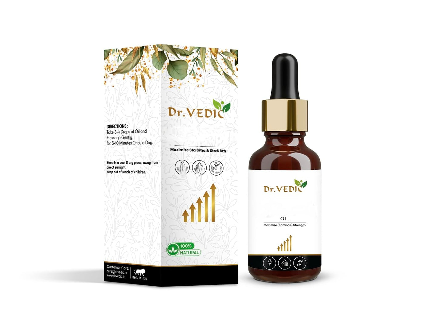 Dr Vedic 100% Pure & Natural E-Pro Oil, 30ml (E Pro Oil)