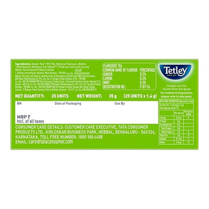 Tetley Beauty Care Tea with Biotin – Skin & Hair Support, 25 Bags