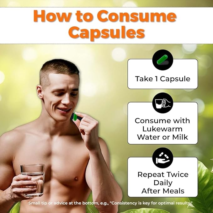 BigRocket Lift-Up Shilajit for Men | Ayurvedic Blend | 60 Capsules