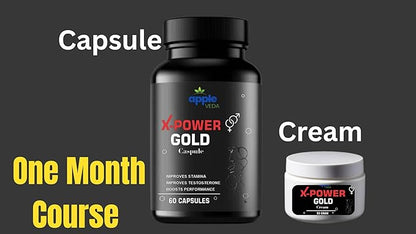 Apple Veda X Power Gold | Men’s Strength & Stamina Combo Pack