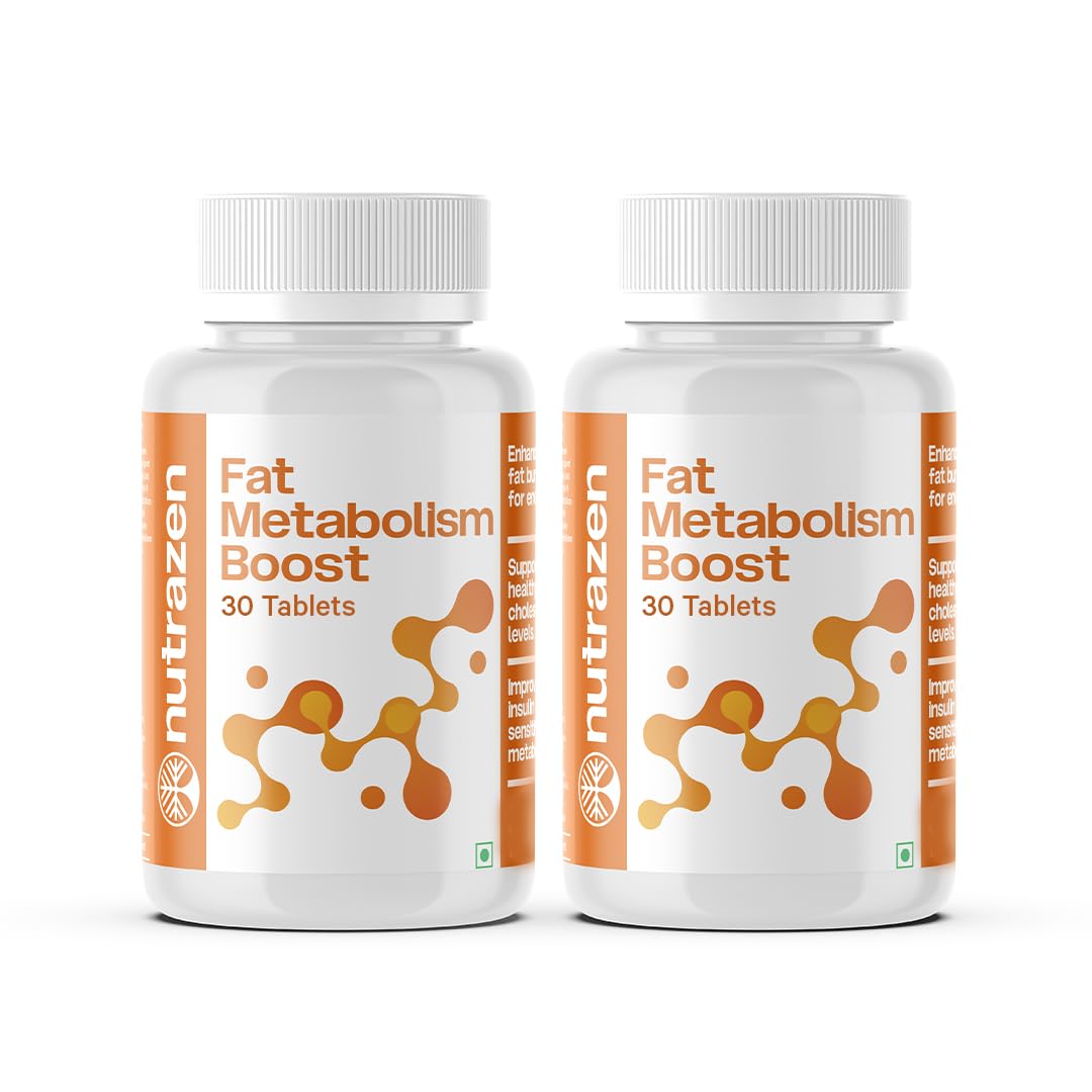 Fat Metabolism Boost - 20 Plant Based Ingredients | Resveratrol, NMN, Berberine, Silymarin, EGCG, EPA, DHA, Taurine, Cayenne Pepper, Banaba, Garlic, Bitter Melon, Bergamot Juice Extracts