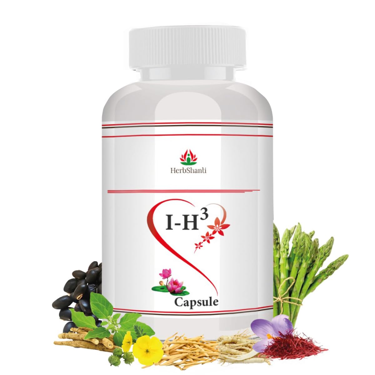 IH3 Capsules for Men | Stamina & Power Booster Supplement with Original Shilajit, Ashwagandha, Gokshura & More (60 Tablets)