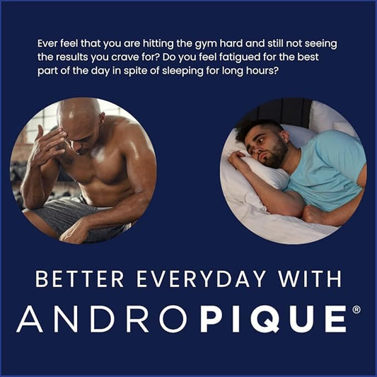 ANDROPIQUE Testosterone Support for Men – 60 Capsules