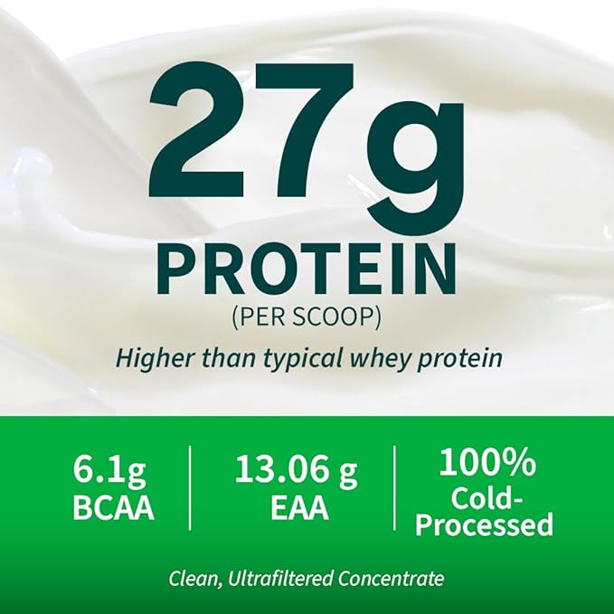 OZiva Clean Whey Concentrate – Unflavoured, 907g