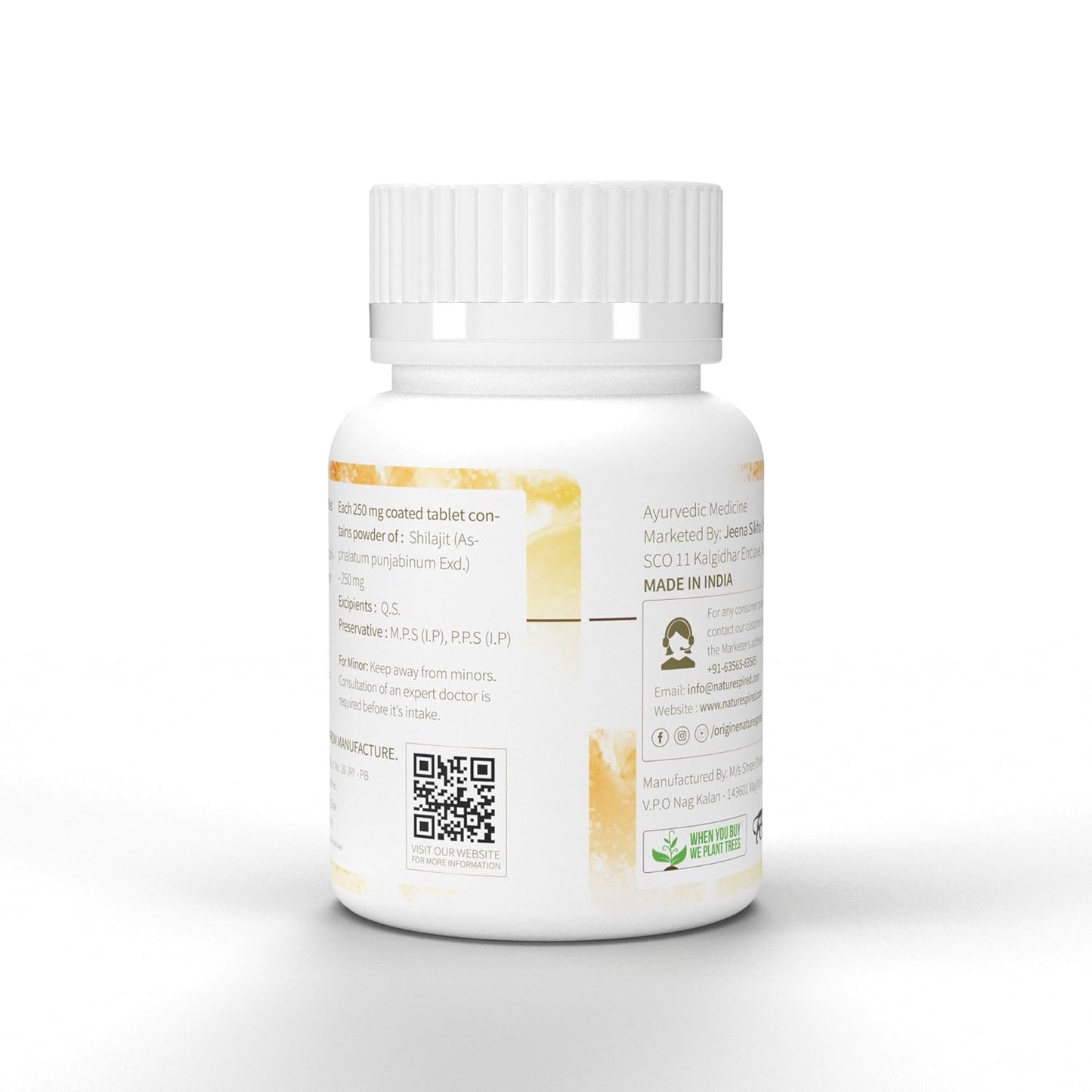 Pure Original Himalayan Shilajit/Shilajeet | Improve Strength & Stamina, 60 Tablets (Pack Of 3)