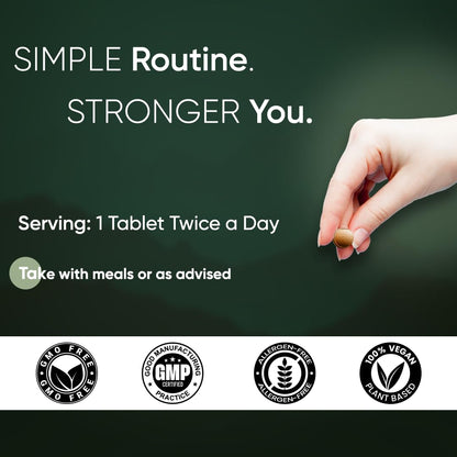 CUREFOREVER Shilajit & Ashwagandha Tablets 1000mg/Serving - Natural Ayurvedic Formula to Support Energy, Muscle Growth & Stamina, Natural Stress Relief Tablets | Himalyan Shilaijt/Shilajeet for Men