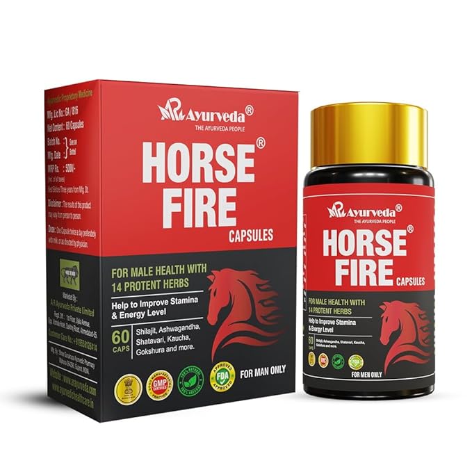 Horse Fire Men’s Capsules | Strength & Stamina | 60 Caps