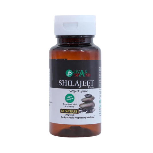 Himalayan Shilajit Resin Soft Gel 60 Capsule for Men & Women (500MG) EACH (Pack of 1)