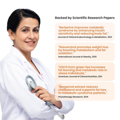 Fat Metabolism Boost - 20 Plant Based Ingredients | Resveratrol, NMN, Berberine, Silymarin, EGCG, EPA, DHA, Taurine, Cayenne Pepper, Banaba, Garlic, Bitter Melon, Bergamot Juice Extracts