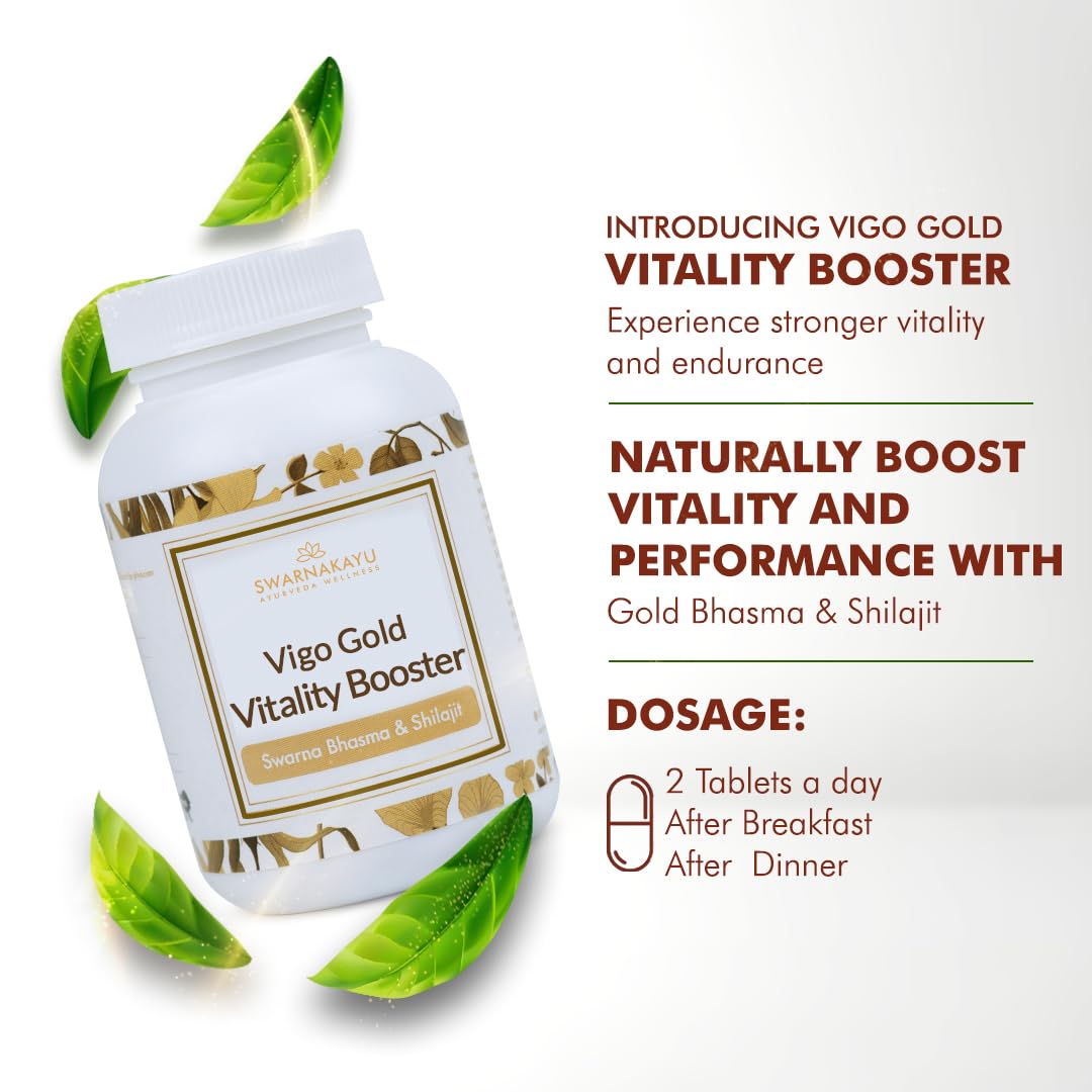 Himalayan Shilajit Supplements with 24K Swarna Bhasma (Gold Ash), Kapikachu & Guduchi - Shilajeet for Stamina, Muscle Growth, Immunity, Testosterone & Energy - For Men & Women (30 Tablet)