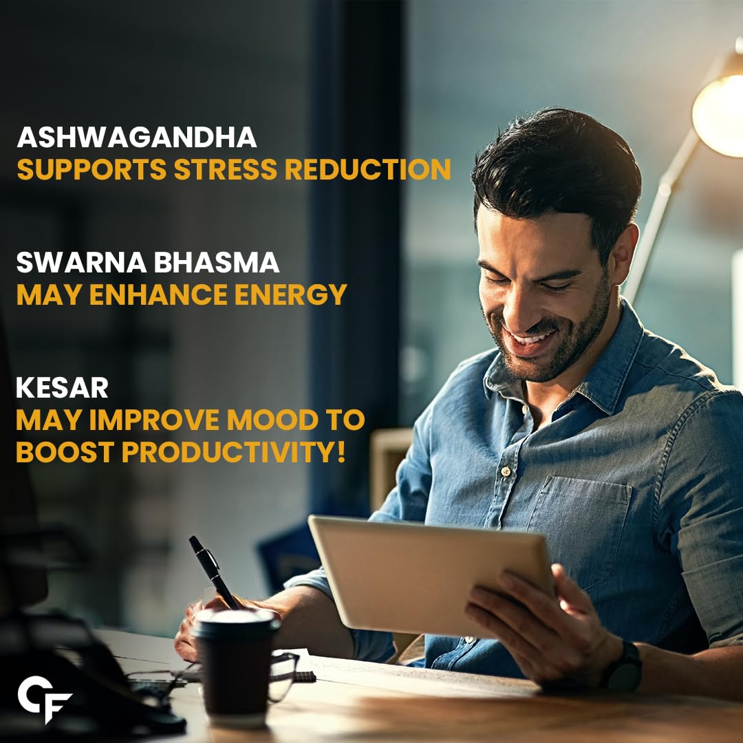 Carbamide Forte Shilajit Gold Capsules For Men With Pure Shilajit Swarna Bhasma,Gokshura,Ashwagandha | Himalayan Shilajiit For Men | Shilajeet Gold Original | Shilajeet Capsule | 60 Veg Capsules