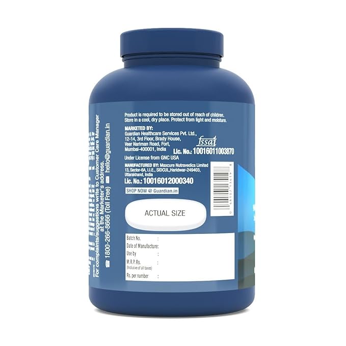 GNC Triple Strength Fish Oil (60 Softgels) & GNC Mega Men Multivitamin for Men (120 Tablets) Combo