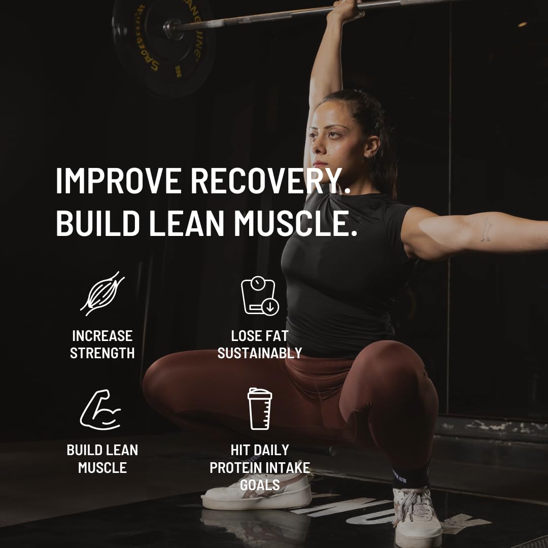 FUELLED Whey Protein Powder Concentrate & Isolate with 24 g Protein, 5 g BCAA (1 kg, 30 Servings) Lab Tested (Mango Ice Cream)