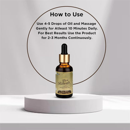 Ayurvedic Premium Stamina Booster Massage Oil for Men | Pure & Natural | For External Use Only | 1 Bottle (30 ML)