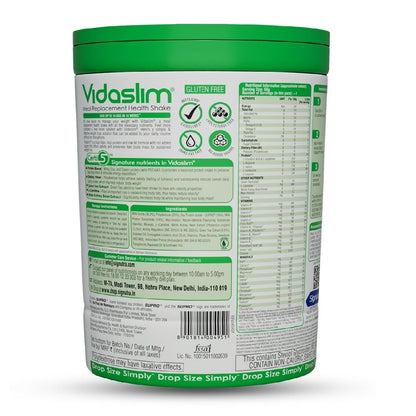Vidaslim Meal Replacemen Health Shake For Weight Control & Management | For Men & Women | (400g, Vanilla Elixir)