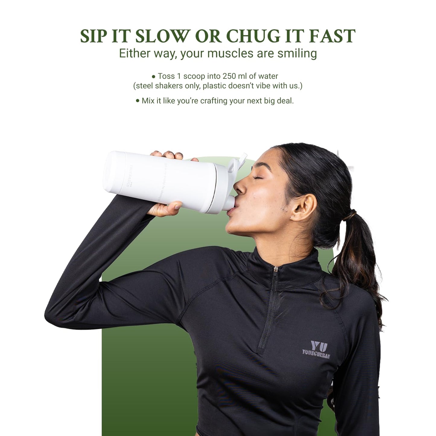 TrueBasics Clean Plant Protein Powder Pea Protein Isolate (Chocolate, 1kg) | 24g Protein per Scoop