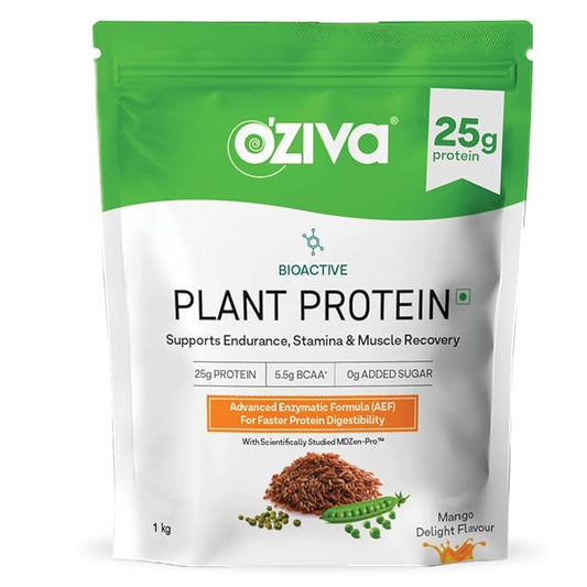 OZiva Bioactive Plant Protein – Mango, 1kg