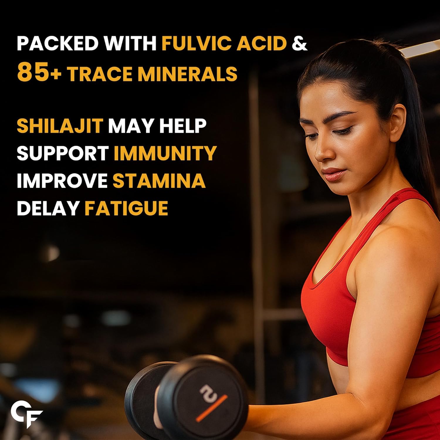 Carbamide Forte Shilajit Gold Capsules For Women With Pure Shilajeet Swarna Bhasma, Saffron & Ashwagandha | Himalayan Shilajit for Women | Shilajeet Gold Original | 60 Veg Capsules (Pack of 3)