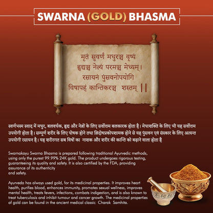 Himalayan Shilajit Supplements with 24K Swarna Bhasma (Gold Ash), Kapikachu & Guduchi - Shilajeet for Stamina, Muscle Growth, Immunity, Testosterone & Energy - For Men & Women (30 Tablet)