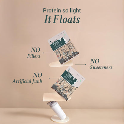 TrueBasics Clean Whey Protein Powder Isolate & Concentrate Blend (Chocolate, 1kg) | 25g Protein per Scoop