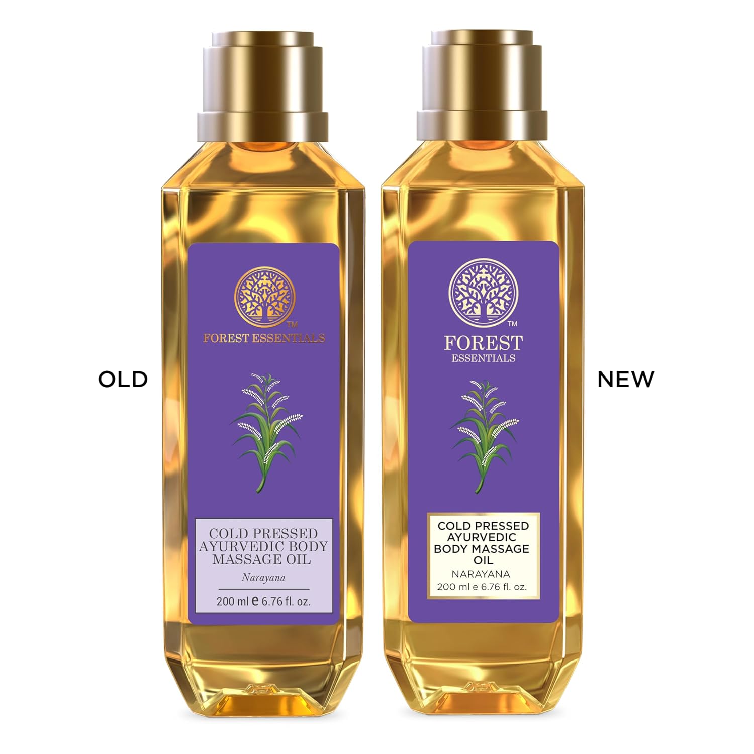 Forest Essentials Narayana Body Massage Oil | Ayurvedic Pain Relief & Stress Relief Oil | Anti-Inflammatory, Nourishing Formula