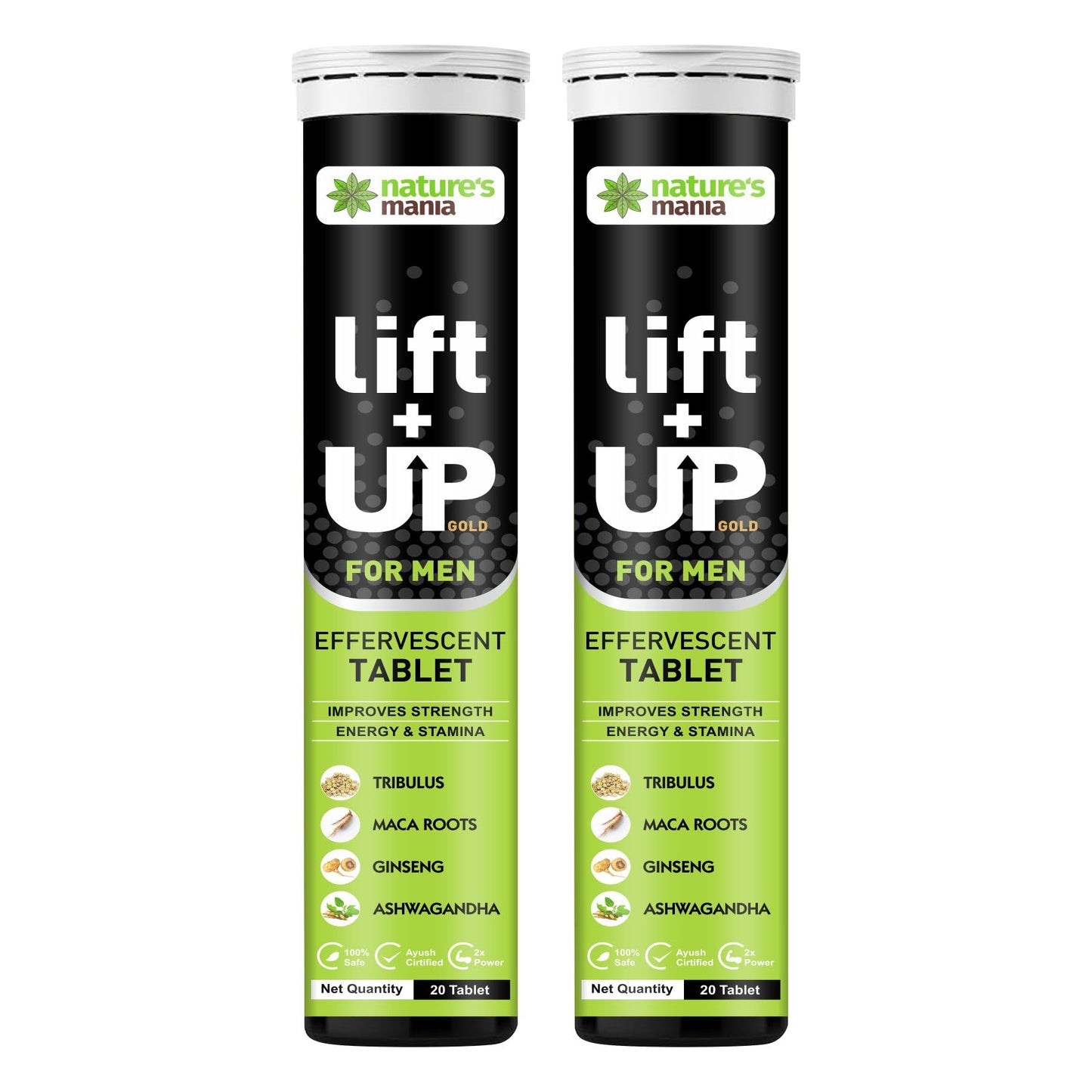 Nature's Maniaa Lift Up Massage Oil for Men | Ayurvedic with Ashwagandha, Safed Musli, Shatavari & Laung Extract (50ml)