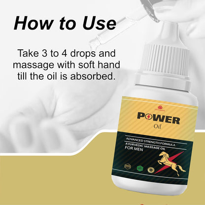 Hours Power Capsule for Men with Ling Mota Lamba Massage Oil | Testosterone Booster Ayurvedic Shilajit Pens Tablets for Long Time Stamina Like Horse (60 Cap & 30ML)