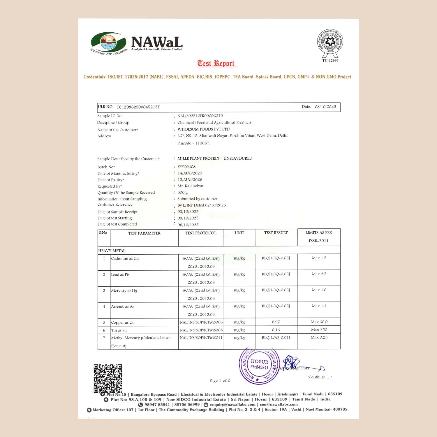 Mille Plant Protein | 31g Protein | Unflavoured | Made with Fermented Yeast Protein Powder | No Bloat, Vegan, Heat-Stable | Has All 9 Essential Amino Acids | Mixes into Any Dish | 500g