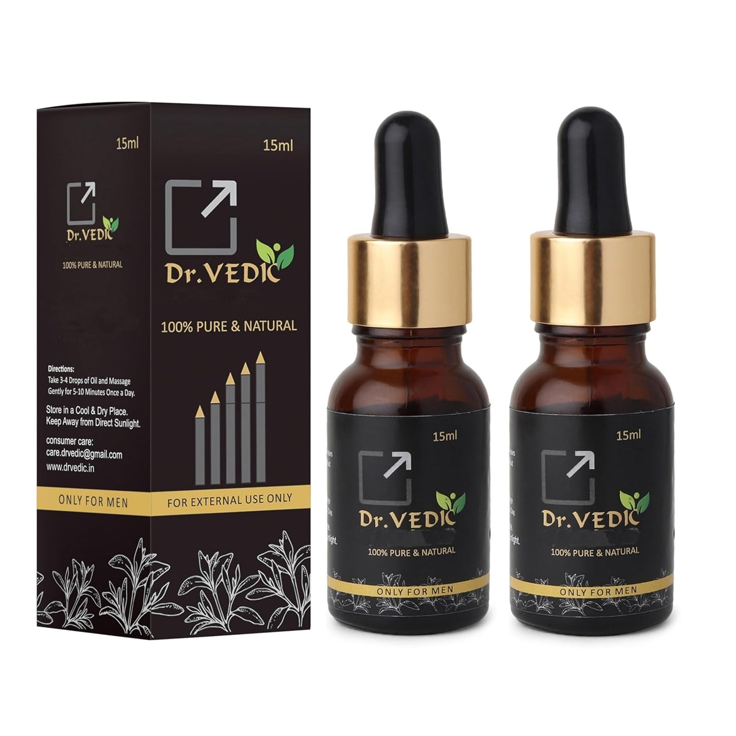 Dr Vedic 100% Pure & Natural Oil Pack of 2