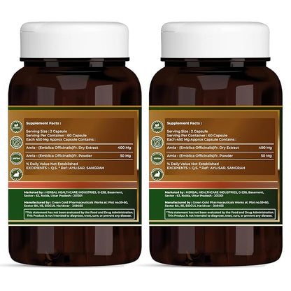 Extra Performer Men’s Vitality Capsules | 15+ Herbs | 60 Veg Caps × 2